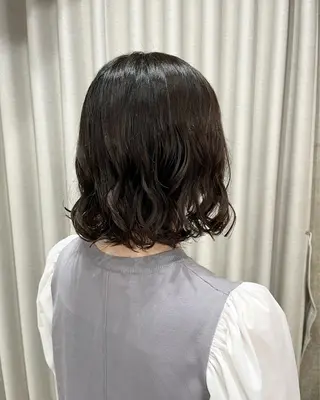 ショート ロングパーマ木村 ボブパーマのヘアスタイル