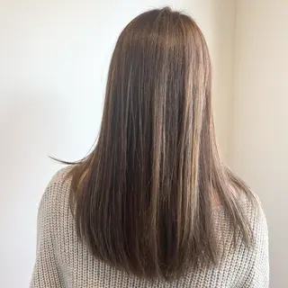 ロング カラー パーマ ヘアアレンジ 髪質改善/韓国ヘア 顔まわり特化yutoのヘアスタイル