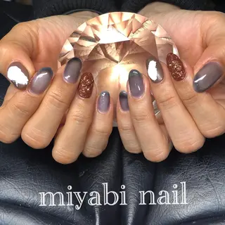 ネイル miyabi nail 桂川駅近くのネイルデザイン