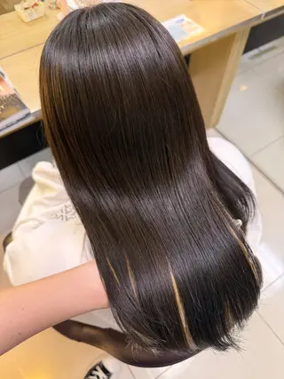 ミディアム カラー SANA/ツヤカラー /カット大船のヘアスタイル