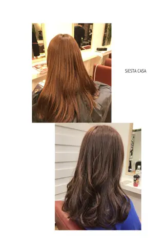 ロング ⚪︎ YUNAのヘアスタイル