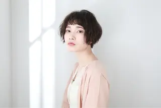 ショート カラー パーマ ヘアアレンジ 可愛いを作る神 ナオヒロのヘアスタイル