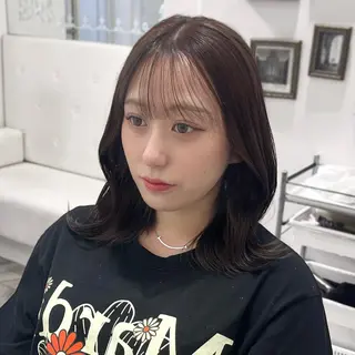 ミディアム カラー Parve Mix 森 美遥🇰🇷🩶のヘアスタイル