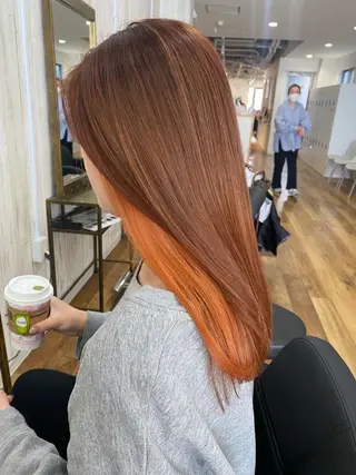 カラー Le'a 谷町🌼 幸村はるひのヘアスタイル