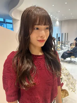 ロング カラー 浅倉栞 /透明感カラーのヘアスタイル