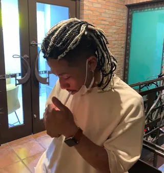 ミディアム 大月 優汰のヘアスタイル