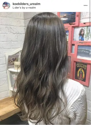 ロング カラー メンズhair /こえびのヘアスタイル