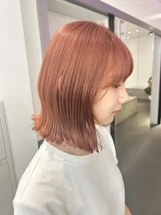 カラー 🤍垢抜け♡透明感 カラーmoeka🤍のヘアスタイル