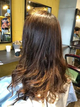 ロング MENAトリートメント専門店bySafaria所属・ISHIMORI  のヘアスタイル