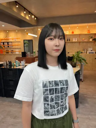 ミディアム カラー JOULE'S natsukiのヘアスタイル