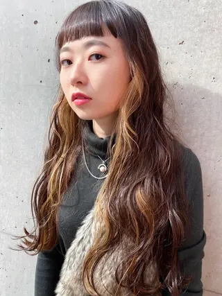 ロング カラー 🧡色落ちまで2度綺 麗なカラー🧡ヨシキのヘアスタイル