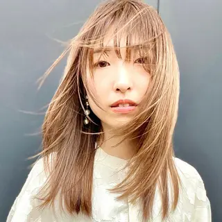 ロング カラー wakana / くびれカットのヘアスタイル