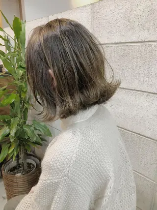 ショート カラー ノグチ ユウキ/ボブのヘアスタイル