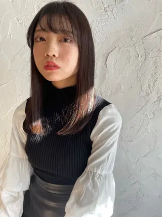 セミロング tocca八王子 AYAKAのヘアスタイル