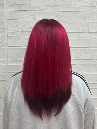 ロング カラー 坂田 美空のヘアスタイル