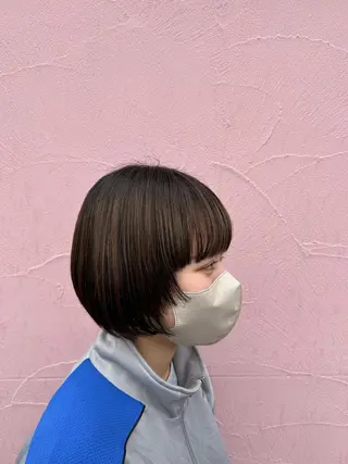 ショート レイヤー/ブリーチ/ 渋谷/ルル🌿のヘアスタイル