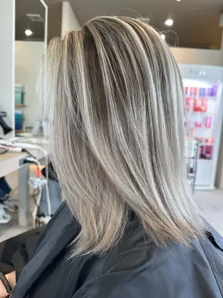 ミディアム カラー 井上 一平のヘアスタイル
