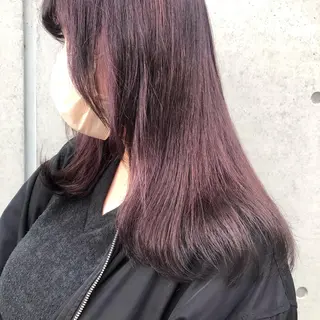 セミロング カラー ヘアアレンジ 八巻 晴香のヘアスタイル
