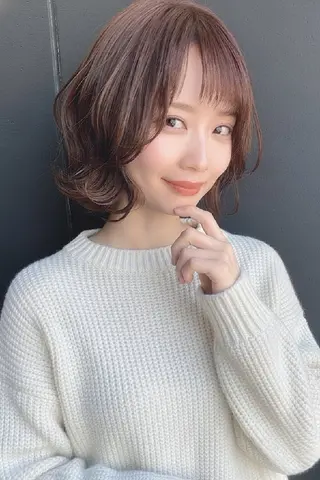 ショート ブリーチなし艶カラー 🌈髪質改善MASSのヘアスタイル