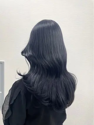 ロング カラー 大人っぽ韓国ヘア 寒色💙yuma💙のヘアスタイル