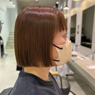 ショート カミヤ ミウのヘアスタイル
