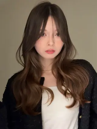 ロング 🎀 うる艶透明感 カラー / 錦糸町のヘアスタイル