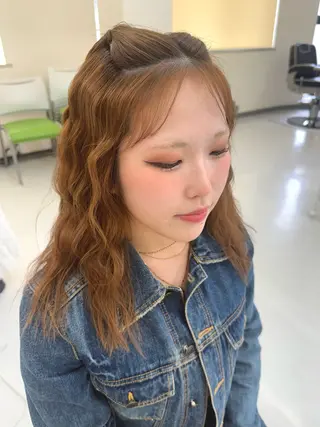 ロング ヘアアレンジ 💖ダブルカラー/ ヘアセット/晴香💖のヘアスタイル