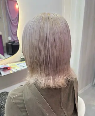 ロング カラー ヘアアレンジ 🖤kana/艶髪/ 韓国風暗髪カラー🖤のヘアスタイル