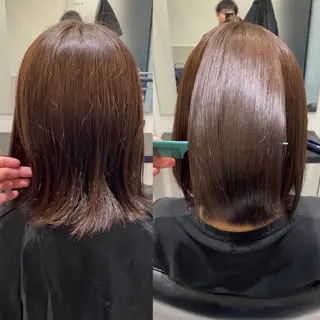ミディアム カラー ヘアアレンジ 絹髪質感TR💫 レイヤーカット/熊澤のヘアスタイル