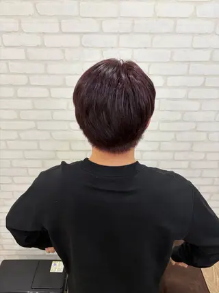 ショート カラー メンズ 高橋 知輝のヘアスタイル