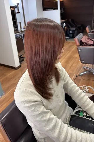 ミディアム 原田 歩実のヘアスタイル