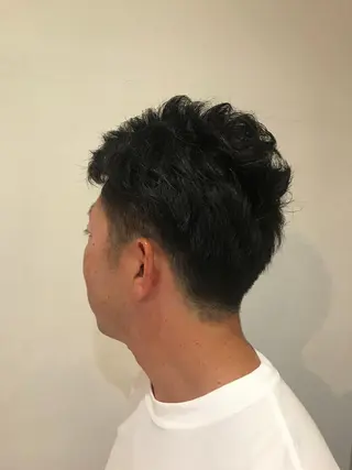 パーマ メンズ 艶カラー/似合わせ 💖Emmy💖のヘアスタイル