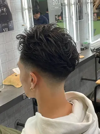 パーマ メンズ 渋谷/フェード/ 國分 翔のヘアスタイル