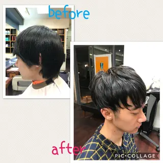 ショート メンズ 藤本 麻衣のヘアスタイル