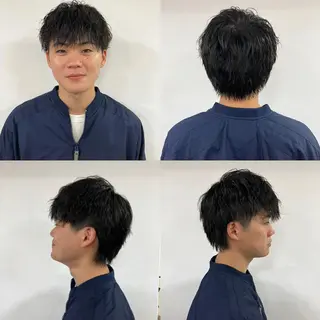ショート メンズ 段下 航一郎のヘアスタイル