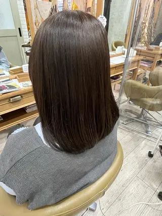 ミディアム 中村 由稀のヘアスタイル
