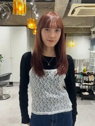 ロング カラー TOIRO所属・山本 麗のヘアスタイル