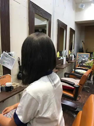 セミロング 木村 瞬のヘアスタイル