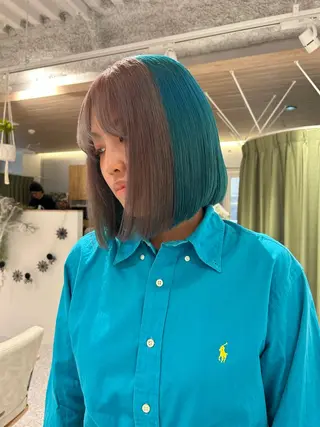 ミディアム hair&eye🎀 /momoKaのヘアスタイル