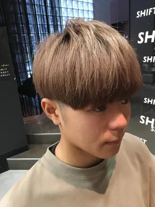 ミディアム メンズ 完全個室マンツーマン メンズサロン草野貴樹のヘアスタイル