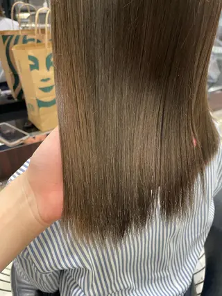 ミディアム 韓国風パーマ/ヘア セット/店長みづきのヘアスタイル