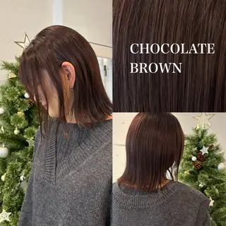 カラー 🩵透明感カラー/ 暗髪/YUNA🩵のヘアスタイル