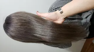 ロング 饒平名 知也のヘアスタイル