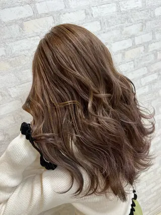ロング カラー 髪質改善/ブラック ヘア/リンのヘアスタイル