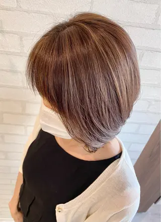 ショート カラー 白髪世代の悩み解決 阿部耕大のヘアスタイル