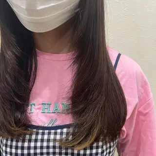 ロング 透明感カラー🩵/ 艶カラー/minaのヘアスタイル