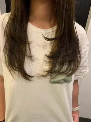 ロング カラー nari ☺︎ ボブ/透明感カラーのヘアスタイル