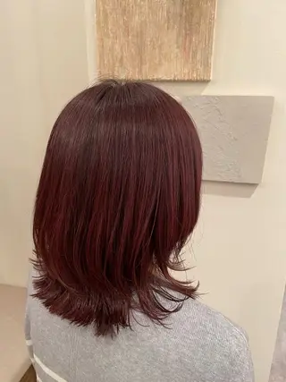 カラー 七ッ星+国立 momokaのヘアスタイル
