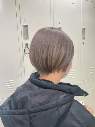 ショート カラー 野町好花 レイヤー/髪質改善のヘアスタイル