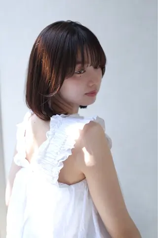 ミディアム ノンダメージサロン/ 豊中/美容室のヘアスタイル